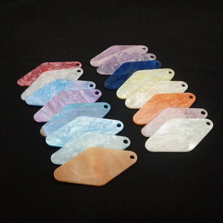 Spring Sign Customized Cast Marble Pattern Acrylic Plexi Glass Sheet For Led Light