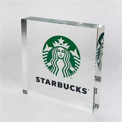 בלוק לוגו אקרילי מותאם אישית